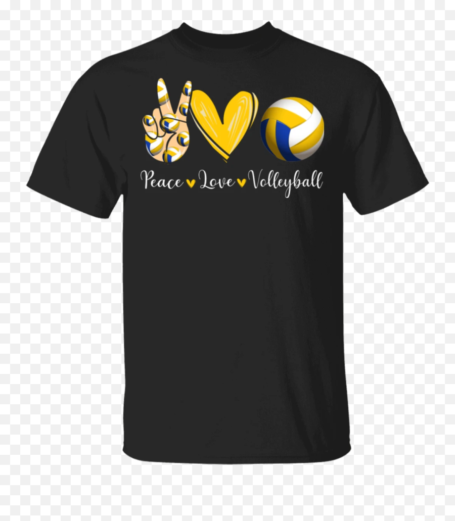 Peace Love Volleyball Cute Victory Hand - Worn Tshirt Patterns Emoji,Cool Volleyball Emojis