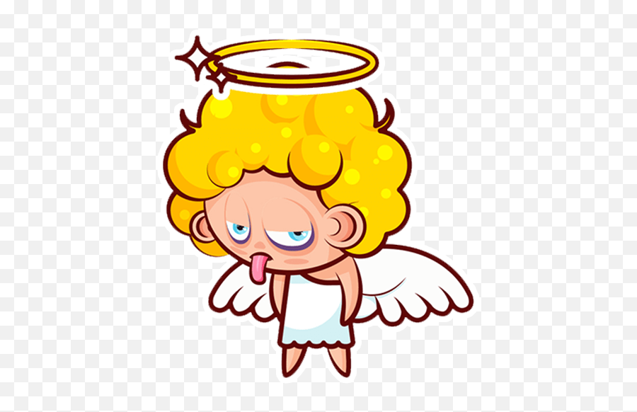 Baby Angel By Dona Walls - Sticker Maker For Whatsapp Stickers De Angeles Para Whatsapp Emoji,Emojis Baby Angel