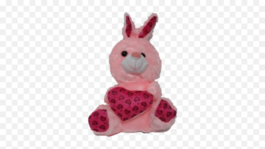 Peluche Conejo Rosado Con Corazón - Conejo Rosa De Peluche Png Emoji,Peluches De Emojis Colombia