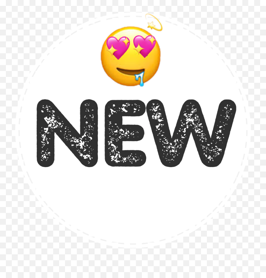 Download Hd Logo New Emoji Sticker - Happy,Drool Emoji