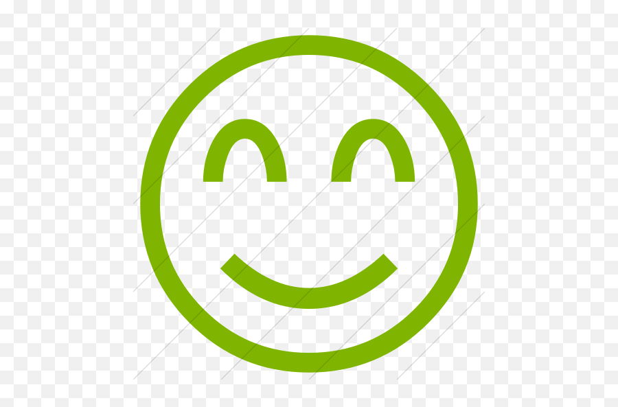 Iconsetc Simple Green Classic Emoticons Smiling Face With - Dot Emoji,Smiling Face With Smiling Eyes Emoji
