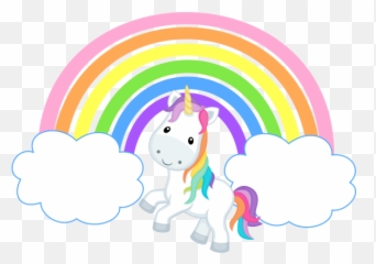 Svg Unicorn Rainbow - Transparent Rainbow Unicorn Png Emoji,Rainbow Unicorn Emoji