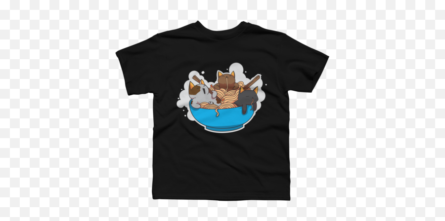 Cat Boyu0027s T - Shirts Design By Humans Emoji,Anime Neko Emoticons