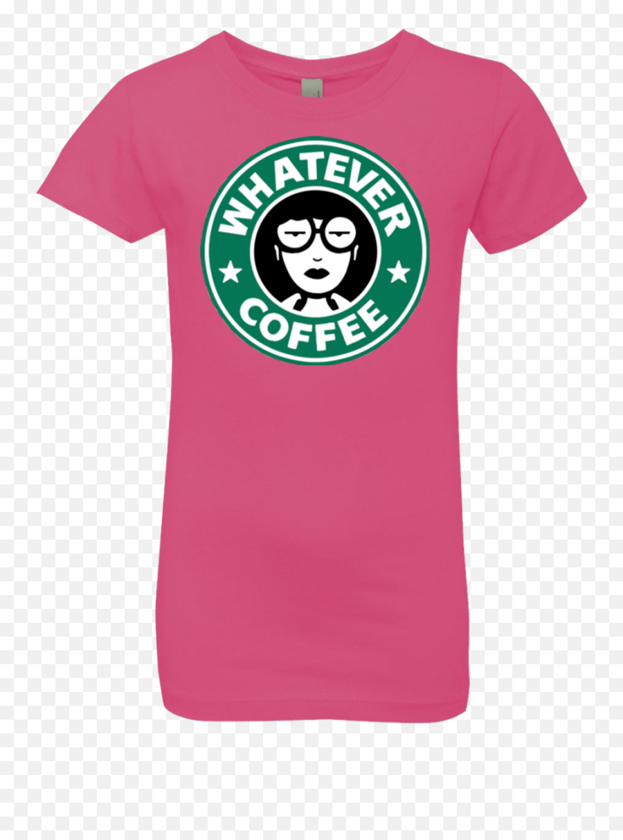 Whatever Coffee Girls Premium T - Shirt U2013 Pop Up Tee Emoji,Whatevere Emoticon