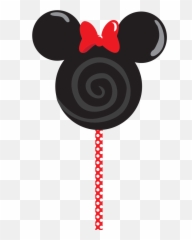 Clipart Cupcake Minnie Clipart Cupcake Minnie Transparent - Mickey Mouse Lollipop Png Emoji,Minnie Emoji