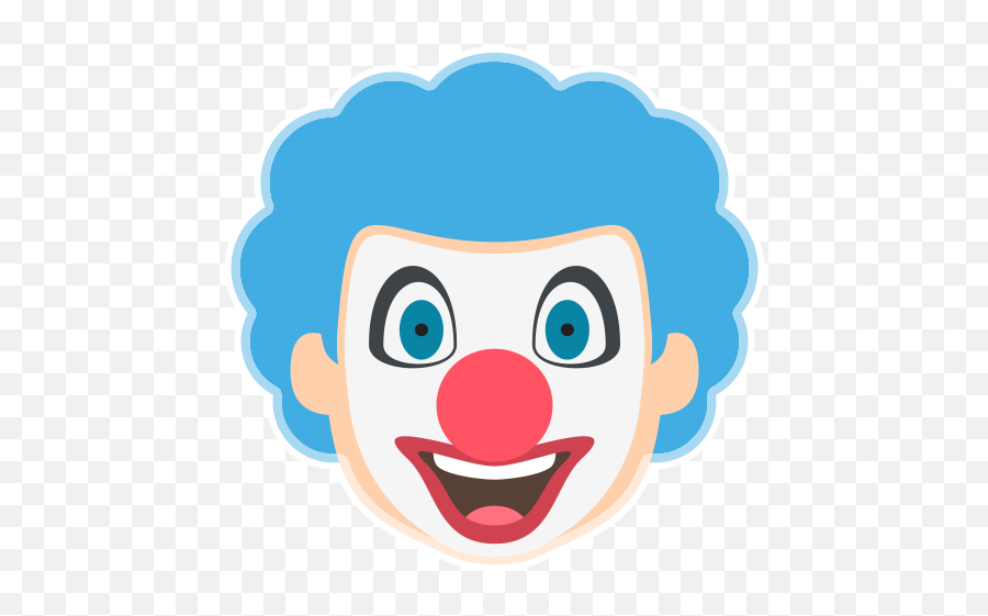 Clown Face Emoji Png - Royalpng,Slightly Smiling Emoji Meaning