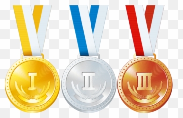 Gold Medal Silver Medal Bronze Medal - Gold Silver And Bronze Medals Clipart Emoji,Gold Medal Emoji