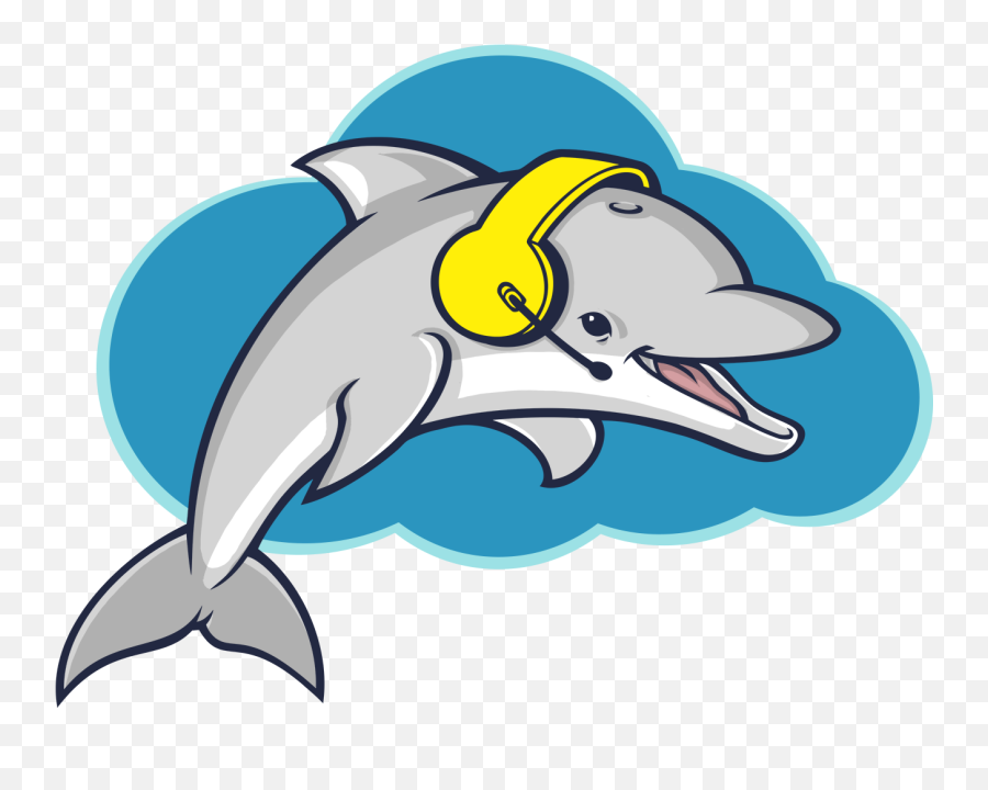 Dolphins Clipart Living Thing Dolphins - Dolphin Call Center Emoji,3 Dolphin Emoji