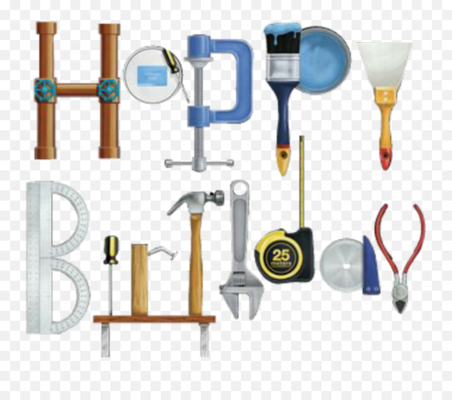 Happybirthday Happyday Sticker - Metalworking Hand Tool Emoji,Funnel Cake Emoji