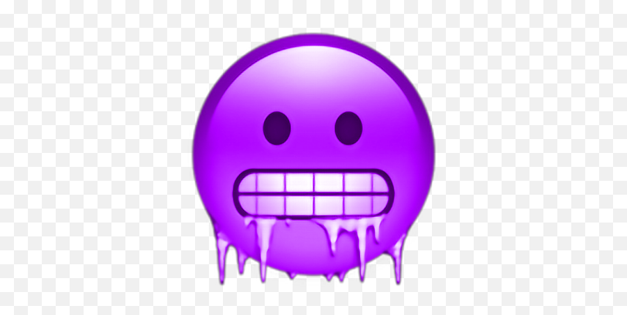 Purple Purpleemoji Sticker - Emoji Dingin Iphone Png,What Is That Purple Emoji