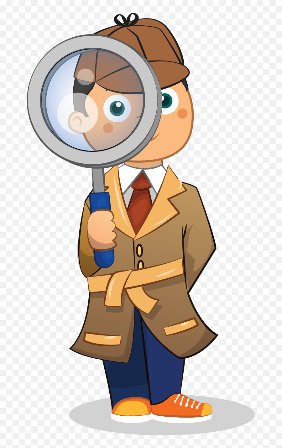 The Feelings Detective - Loupe Emoji,Emotion Cartoon