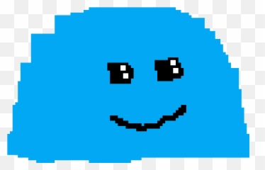 Pixilart - Bad Slime From Terraria Drawing By Anonymous Dot Emoji,Emoticon App For Blackberry