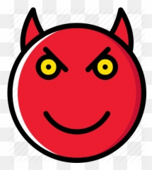 Satanic Emoji - Transparent Devil Face,Devil Emoji Meaning
