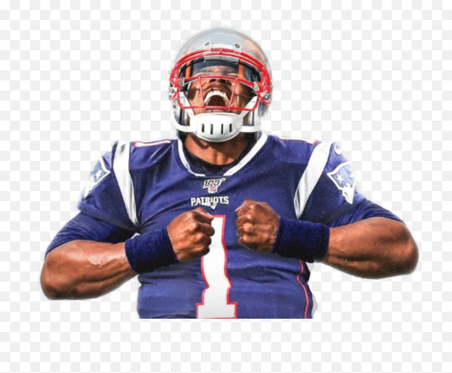 Nfl Camnewton Sticker - Cam Newton Superman Patriots Emoji,How To Get Patriots Emoji