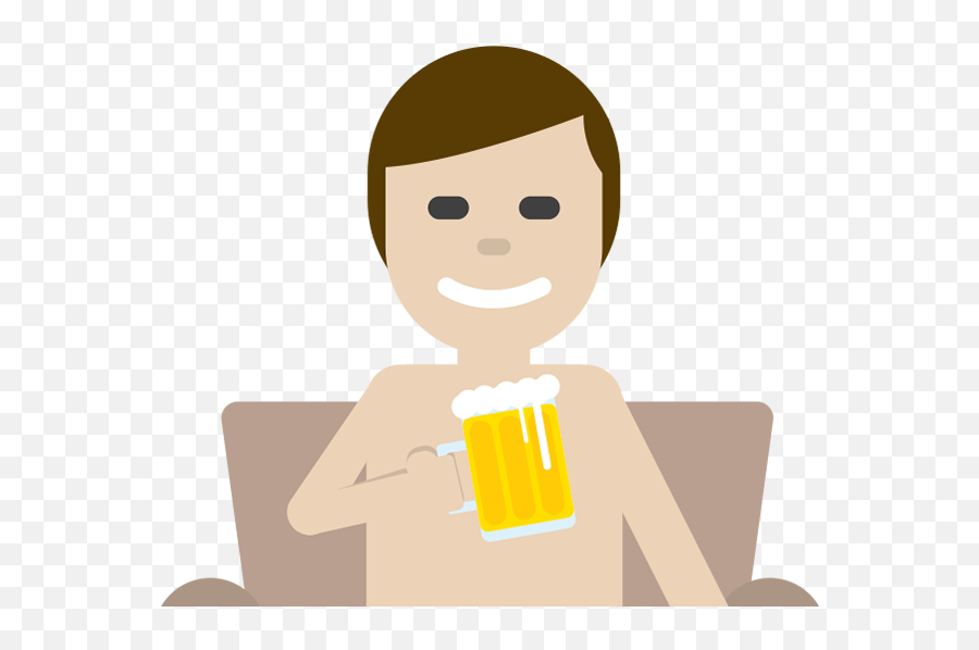 Thus Spoke Tero No That Is Not What Kalsarikännit Means - Man Drinking Beer In Underwear Emoji,Find The Emoji Drunk