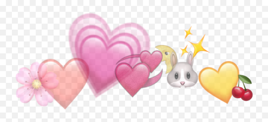 Emoji Ipone Emojicrown Sticker - Girly,Rabbit Emojis
