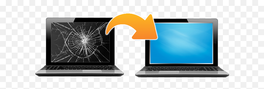 Tucson Computer Laptop Repair Services - Laptop Screen Repair Before And After Emoji,Facebook Emoticons On A Laptop