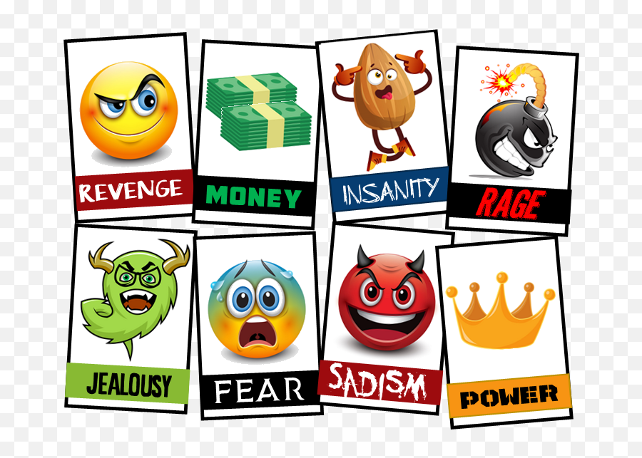 Killer Among Us - A Murder Mystery Scavenger Hunt Game Happy Emoji,Killer Queen Emoticon