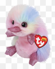 Toys U0026 Games Ty Wilma The Pink Platypus Beanie Boo 6 Soft - Ty Beanie Boos Petunia Emoji,Emotions Stuffed Animal 1983