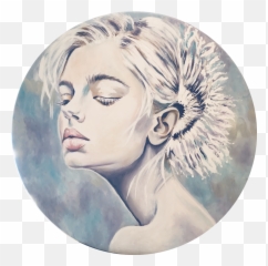 Podcast Emoji,Portrait Painting Showing Emotion