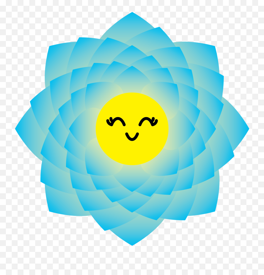 Kawaii Flower Illustration - 065 Happy Emoji,Kawaii Flower Emoji