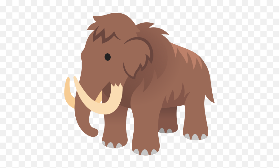 Mammoth Emoji - Emoticono Mamut,Elephant Emoji