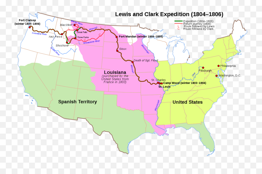 Lewis And Clark Expedition - Wikipedia Waterway Did Spain Transfer To France Emoji,Hot Purser Emojis