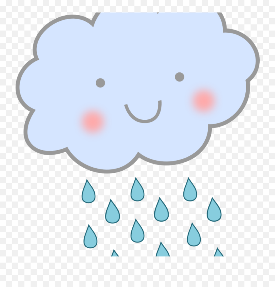 Clipart Rain Transparent Background - Png Download Full Cloud Raining Gif Png Emoji,Music Note Emoticon Drop