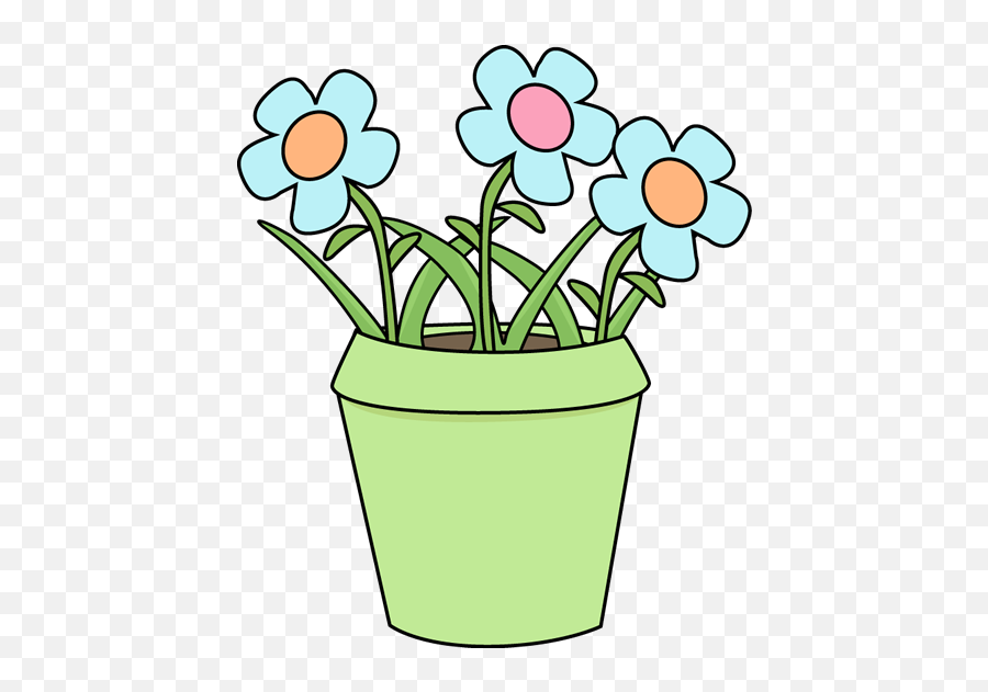 Flower Pot Clipart Black And White - Clip Art Library Flower Pot Clipart Png Emoji,Facebook Emoticons Flowers
