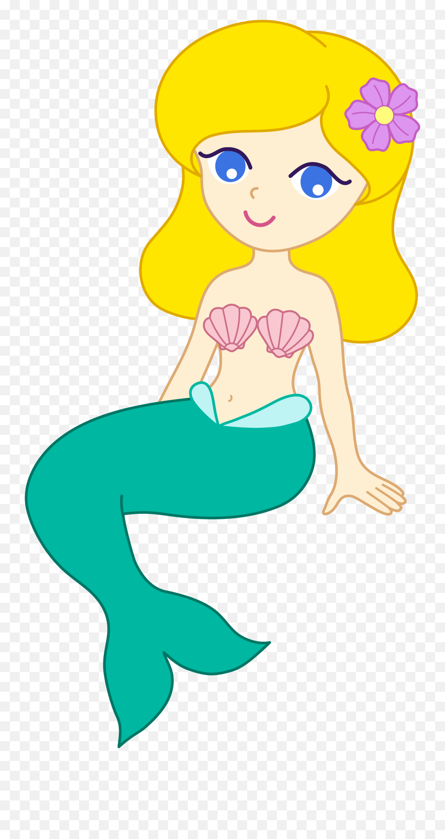 Cute Mermaid Drawing Free Image Download - Mermaid Clipart Emoji,Little Mermaid Sketches Ariel Emotions