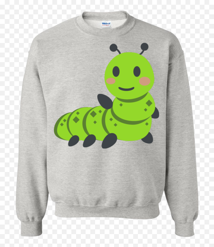 Waving Caterpillar Emoji Sweatshirt U2013 That Merch Store - Faith Can Move Mountains Sweatshirt,Insect Emoji