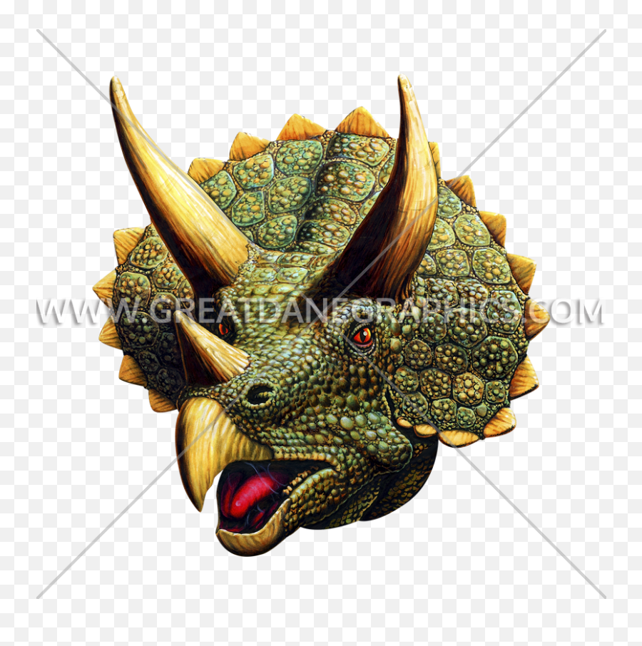 Triceratops Face Production Ready Artwork For T - Shirt Printing Triceratops Pictures Of Face Emoji,Emoticons Dinosaure Facebook