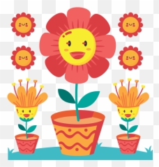 Smiles - Inredflowers Flower Wall Decal Flowerpot Emoji,Sunflower Emoji