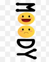 Moody Womens Round Neck T - Happy Emoji,Inhaling Emoticon