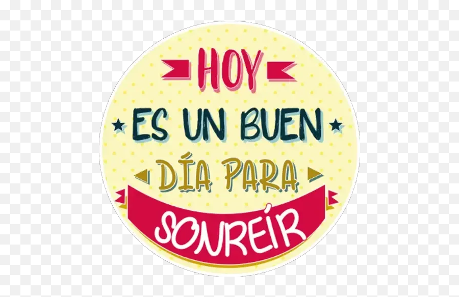 Buenos Días 1 Sticker Pack - Stickers Cloud Stickers De Whatsapp Lindo Dia Emoji,Imagenes De Emojis De Whatsapp Con Frases