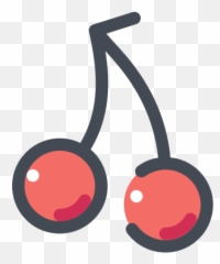 Cherry Icon In Pastel Style - Cherry Icon Aesthetic Png Emoji,Emoji Svg Cherry