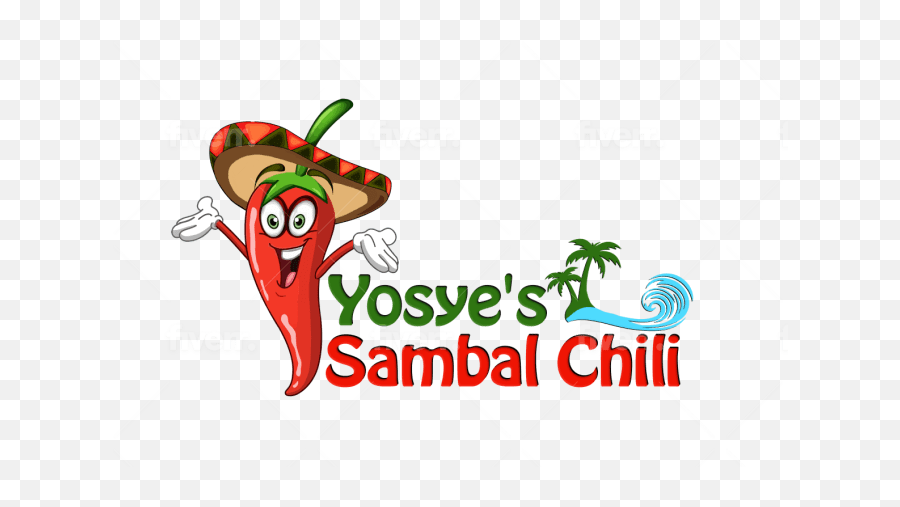 Make Vegetablefruitsfood Logo For You By Sanjida00 Fiverr - Spicy Emoji,All Facebook Emoticons Jalapeno
