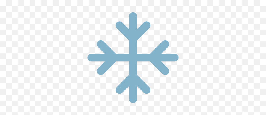 Snowy Weather Free Icon Of Weatherful - Weather Symbol For Snowy Emoji,Snowing Emoticons