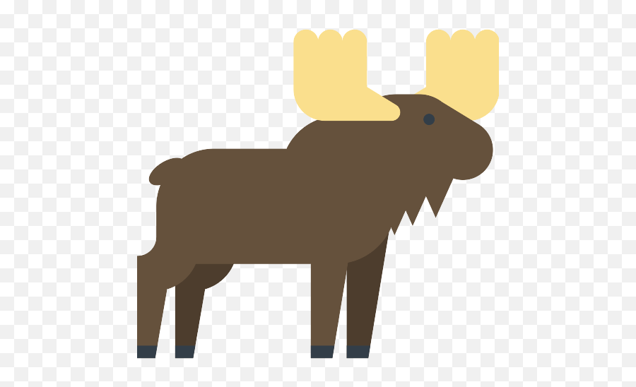 Moose Vector Svg Icon - Animal Figure Emoji,Moose Emoticon
