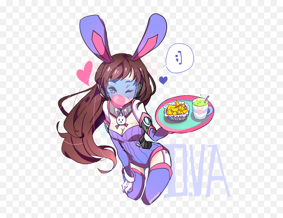 Overwatch - Dva Fast Food Overwatch Comic Overwatch Emoji,Dva Gremlin Emoticon