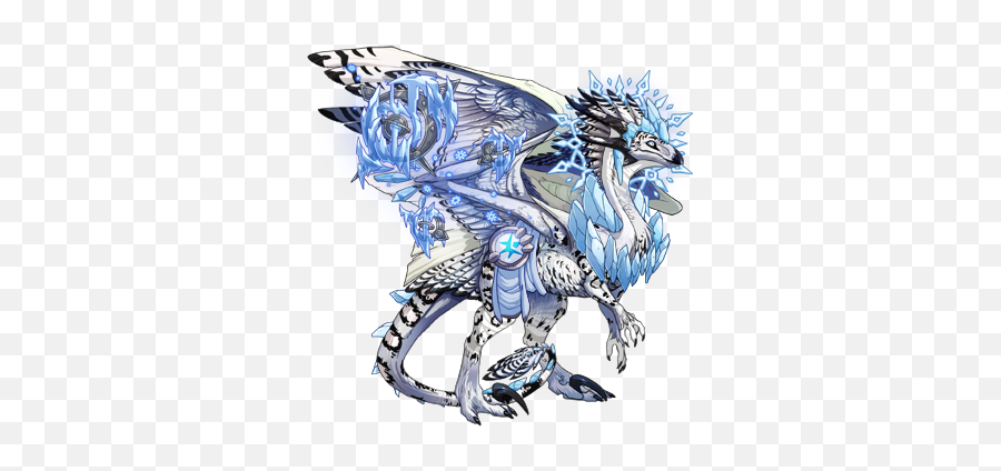 Show Me Glitterfreeze Ice - Trolabe Dragon Share Flight Rising Emoji,Chickensmoothie Emojis