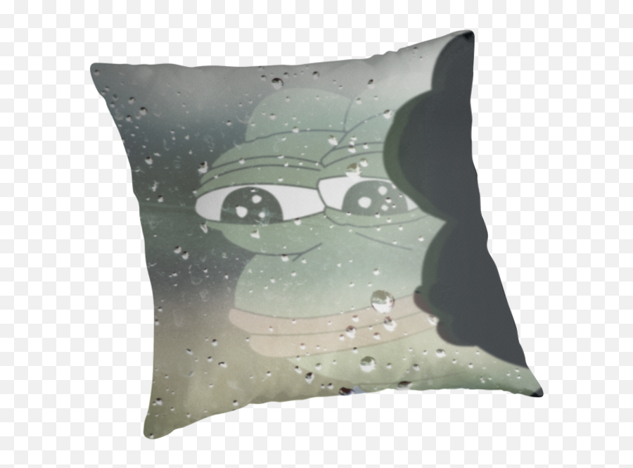 Download Sad Pepe - Pepe The Frog Emoji,Sad Emoji Pillow