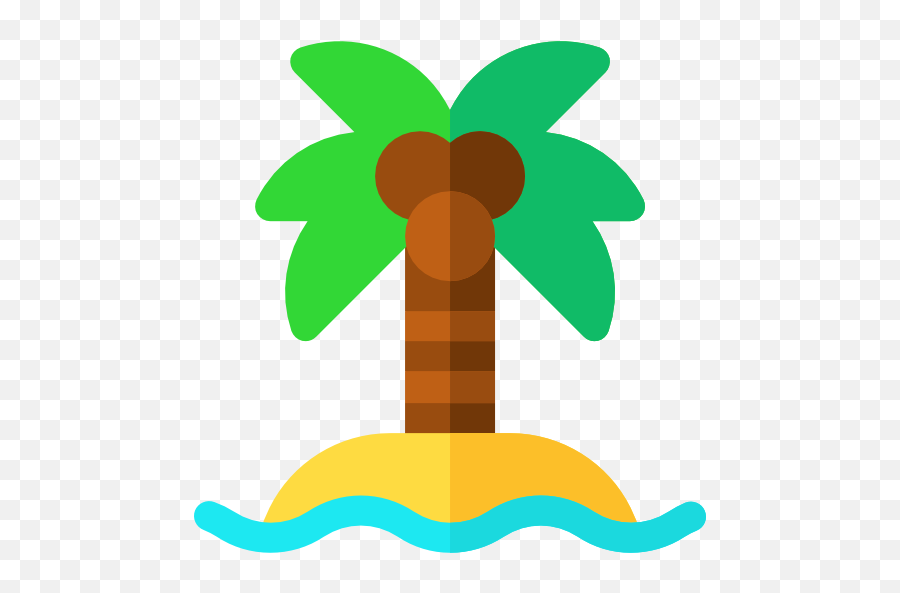 Coconut Tree - Free Travel Icons Emoji,Vacation Emojis