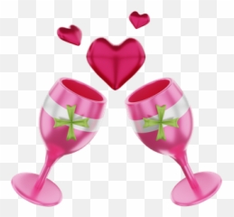 Premium Champagne Bottle And Glass 3d Illustration Download Emoji,Champagne Glasses Emoji