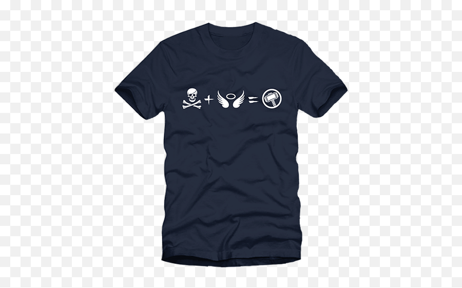 Pirate Angel U003d Thor Marvel Tee - Navy U2013 Reed Pop Uk Emoji,Emoji Symbol Pirate