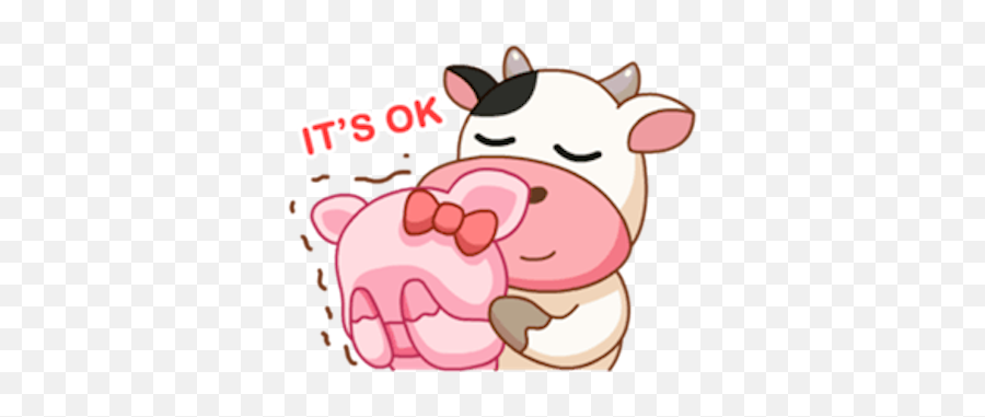 Milk Cow Sticker By Van Khanh Nguyen Emoji,Cow Milking Emoji