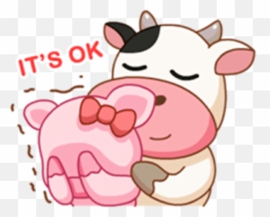 Milk Cow Sticker By Van Khanh Nguyen Emoji,Cow Milking Emoji