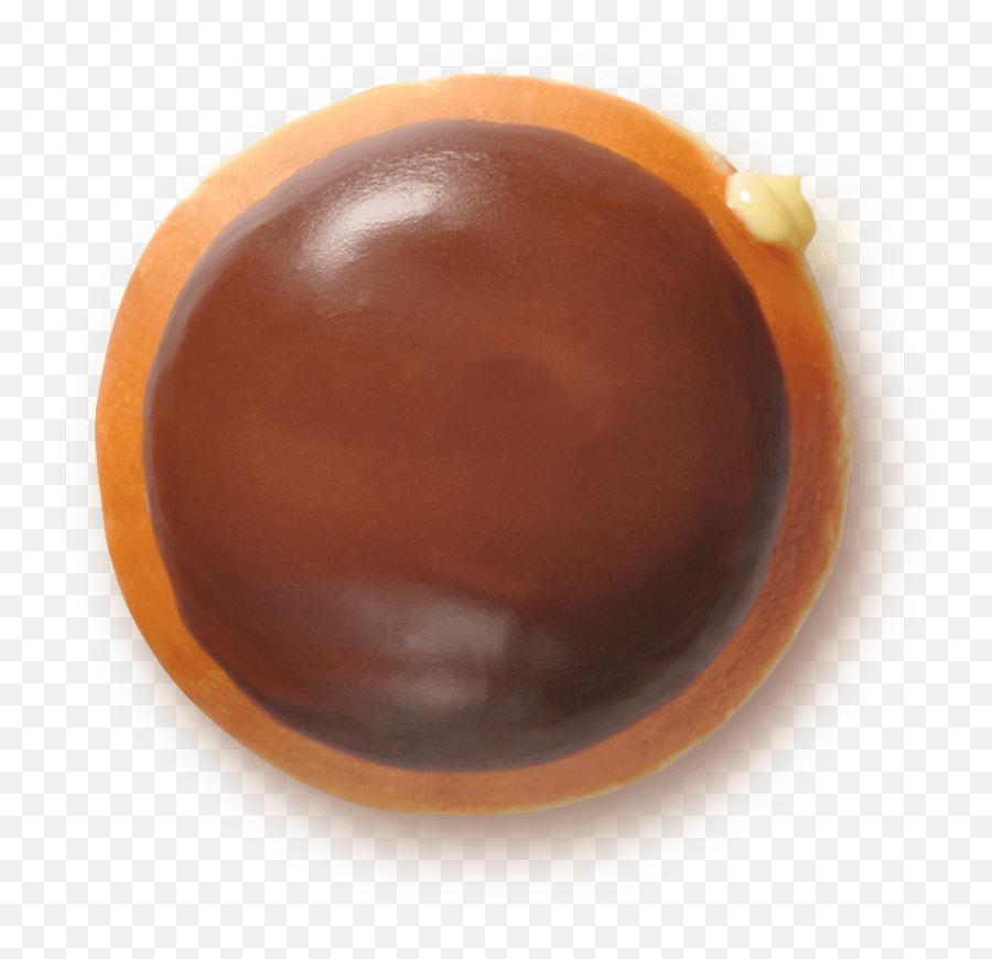 Download Chocolate Iced Custard Filled Doughnut By Rosemoji - Cream Filled Donuts Png,Custard Emoji