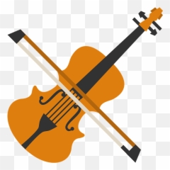 Violin Emoji High Definition Big Picture And Unicode - Music Instrument Cartoon Png,Music Emoji Png