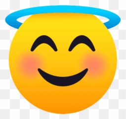 Smiling Face With Halo Joypixels Gif - Smilingfacewithhalo Joypixels Halo Discover U0026 Share Gifs Happy Face Sticker Emoji,Prayers Emoji